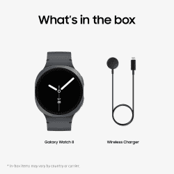 Samsung Galaxy Watch 8 LTE | 44mm | with 3nm Processor | Dual GPS | Graphite | SM-L335FDAAINS