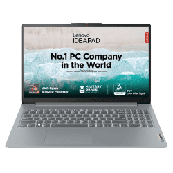 Lenovo IdeaPad Slim 3 Laptop | Ryzen 5 5625U | 16GB | 512GB SSD | AMD Radeon Graphics | Arctic Grey | 82XM00UGIN