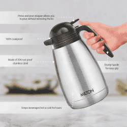 Milton Thermosteel Carafe | 1500 ml | Silver