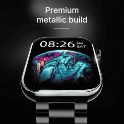 Noise ColorFit Ultra 3 Smartwatch | 49mm | Bluetooth Calling | AMOLED Display | Jet Black Strap