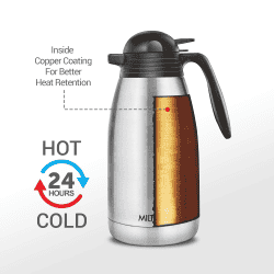 Milton Thermosteel Carafe l 2000 ml | Silver