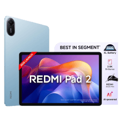 Redmi Pad 2 Wi Fi | 4GB | 128GB | Sky Blue