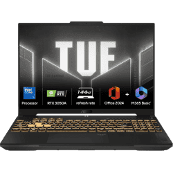 Asus TUF F16 Gaming Laptop | Intel Core 5 Processor 210H | 16GB | 512GB | RTX 3050A 4GB | Mecha Gray | FX607VB-RL087WS