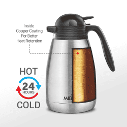 Milton Thermosteel Carafe | 1500 ml | Silver