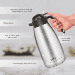 Milton Thermosteel Carafe l 2000 ml | Silver