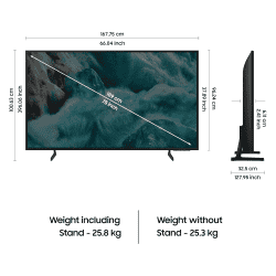 Samsung QLED Ultra HD 4K Smart Tizen TV | 189 cm (75 inch) | QA75Q7FAAUXXL