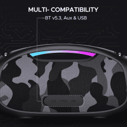 boAt Stone 1800 | 90 W | Camo Black