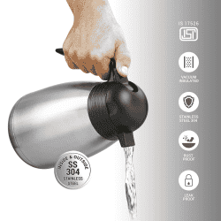Milton Thermosteel Carafe | 1500 ml | Silver
