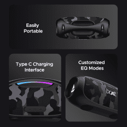 boAt Stone 1800 | 90 W | Camo Black