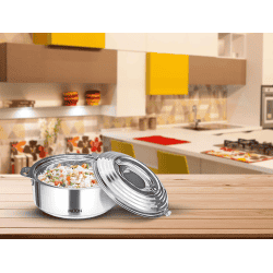 MILTON Galaxia Stainless Steel Casserole | 5000ml | Silver