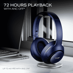 boAt Rockerz 551 ANC Pro | Over Ear | Bold Blue