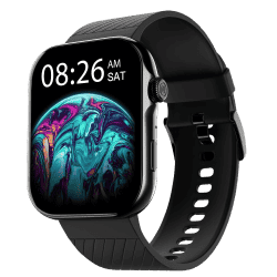 Noise ColorFit Ultra 3 Smartwatch | 49mm | Bluetooth Calling | AMOLED Display | Jet Black Strap