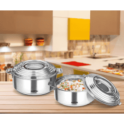 Milton Galaxia 1000 Insulated Stainless Steel Casserol | 1000 ml | Silver