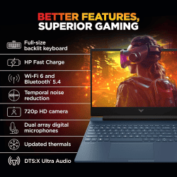 HP Victus AI Gaming Laptop | AMD Ryzen 9 8945HS | 16GB | 1TB SSD8GB | RTX 4060 | Blue | 15-FB3025AX
