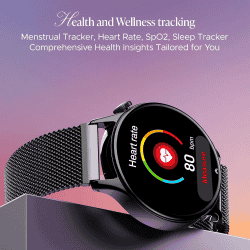 boAt Enigma Daze Smartwatch | Functional Crown | SOS with Location Tracking | Watch Face Studio | Metallic Black