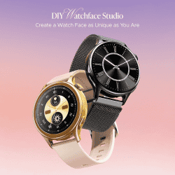 boAt Enigma Daze Smartwatch | Functional Crown | SOS with Location Tracking | Watch Face Studio | Metallic Black