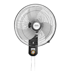 Usha Turbo Wall Fan 180 | 450mm | Metal Black