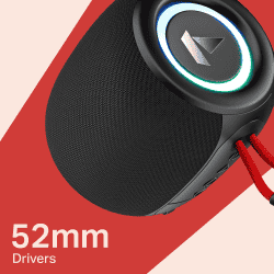 boAt Stone 208 Bluetooth Speaker | 5 W | RGB lights | Raging Black