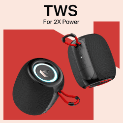 boAt Stone 208 Bluetooth Speaker | 5 W | RGB lights | Raging Black