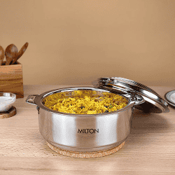 Milton Galaxia Stainless Steel Casserole | 1500 ml | Silver