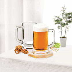 Treo by Milton Munich Cool Beer Mug | 359 ml | Transparent