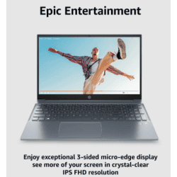 HP Pavilion AI PC | Intel Core Ultra 5 125U | 16 GB | 512 GB SSD | Windows 11 Home | Natural Silver Aluminum | 16-AF0015TU