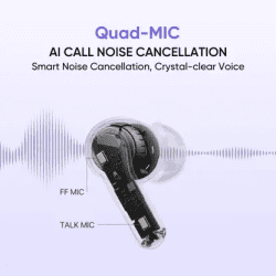 realme Buds T200 Earbud | Hi-Res with 32dB ANC | 12.4mm | Dreamy Purple