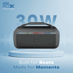 Lapcare Roxx Portable Party Speaker | 30W | RGB Lights | Black | AXM-001