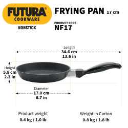 Hawkins Futura Non-Stick Aluminium Frying Pan | 17 cm | NF17