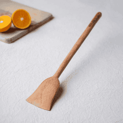 The Indus Valley Wooden Large Flip Spatula | Neem Wood | KS-NW-FL-003