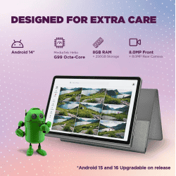 Lenovo Tab Plus WiFi Tablet | 8 GB | 256 GB | Luna Grey