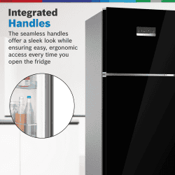 Bosch Frost free Inverter Double Door Refrigerator | 269L | 2 Star | Black Pearl | CTN29K22NI