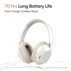 realme TechLife Studio H1 Over Ear Wireless Headphone | 40mm | White