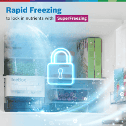Bosch Frost free Inverter Double Door Refrigerator | 269L | 2 Star | Black Pearl | CTN29K22NI