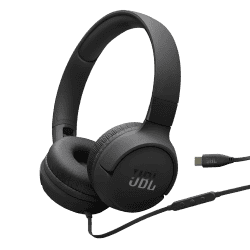 JBL Tune 520C On Ear Type C Wired Headphone | Pure Bass Sound | Black