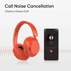 realme TechLife Studio H1 Over Ear Wireless Headphone | 40mm | Red