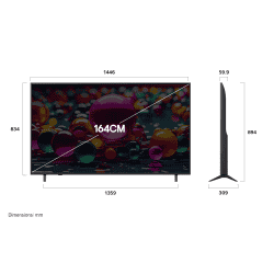 LG 4K UHD AI Smart LED TV | 164cm (65 Inch) | 65UA82506LA
