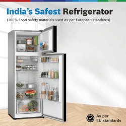 Bosch Frost free Inverter Double Door Refrigerator | 269L | 2 Star | Black Pearl | CTN29K22NI