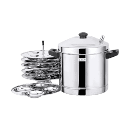 LLM Stainless Steel Idli Cooker Set with 6 Plates