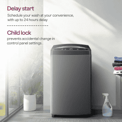Godrej WTEON ADR+ 70 5.0 FDUN GPGR Fully Automatic Top Load Washing Machine | 7 Kg | 5 Star | Grey | ( 2025 Model )