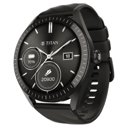 Titan Crest 2.0 Smart Watch | AMOLED Display With Functional Crown | Black