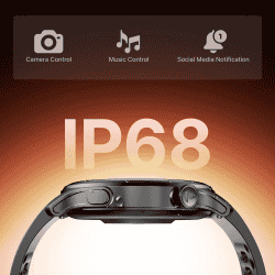 boAt Ultima Prime smartwatch | AMOLED Display | Onyx Black