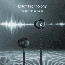 boAt Rockerz 110 Neckband | ENx Tech | Active Black
