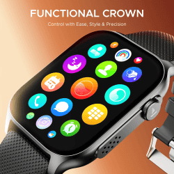 boAt Ultima Ember Smartwatch | AMOLED Display | Functional Crown | Bold Black
