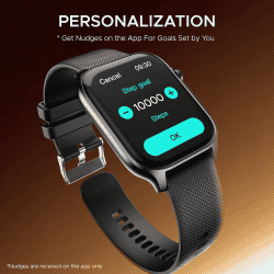 boAt Ultima Ember Smartwatch | AMOLED Display | Functional Crown | Bold Black
