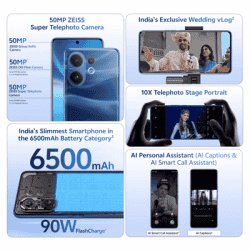 vivo V60 5G | 8 GB | 256 GB | Moonlit Blue