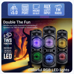 Zebronics Zeb Thump 222 | TWS Function | Black