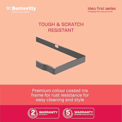 Butterfly Renz Glass Cooktop Gas Stove | 2B |  3 Star