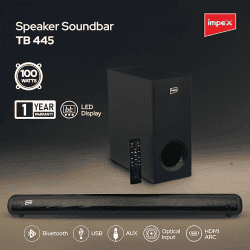 Impex Soundbar with Subwoofer | TB445 | 100 W