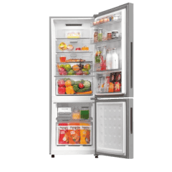 Haier Flat Door Bottom Mount Refrigerator | 265L | Nickel Steel | HRB-3152IBNS-P